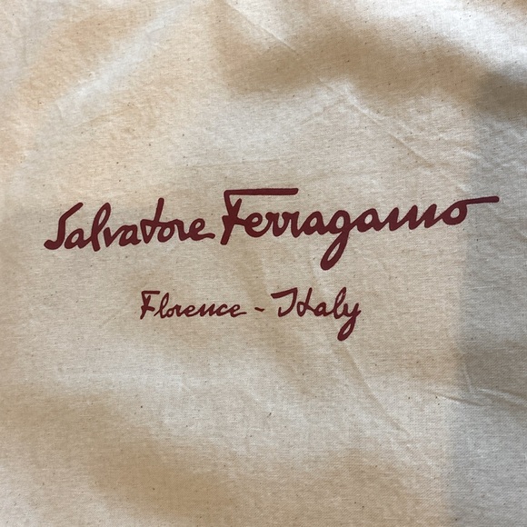 Salvatore Ferragamo Florence Italy large Purse Dust Bag 30” x 21” drawstrings - Picture 3 of 14